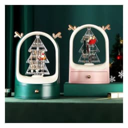 image-Elk Starry Sky Earring Storage Rack Earrings Jewelry Necklace Jewelry Multi-Cell Box Large Capacity Dustproof Display Stand