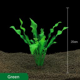 image-Fish Tank Decoration Simulation Water Plants Aquarium Landscaping Scenery Plastic Flowers Water Plants Crafts Gifts Water Plants Ca12-N
