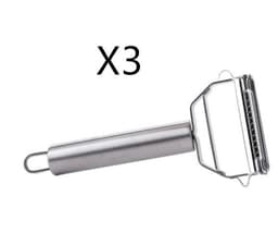 image-2-In-1 Kitchen Multifunctional Peeler Stainless Steel