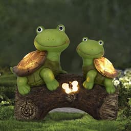 image-Yang Neng Garden Turtle Statue Outdoor Turtle Decoration Picture with LED Lights Paddock Lawn Art Decoration