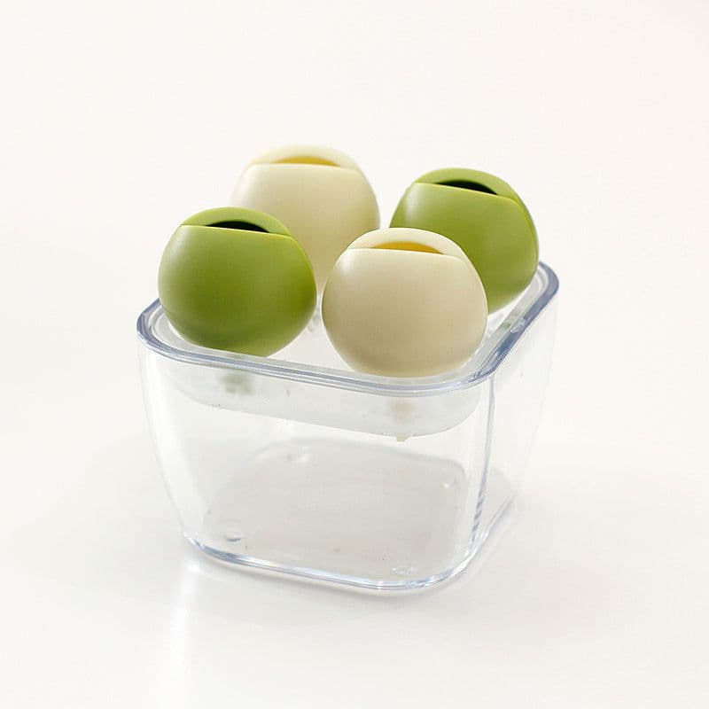 image-Creative Lipstick Storage Box Makeup Silicon Organizer Organizador Jewelry Cosmetic Display Stand Flower Seed Organiza