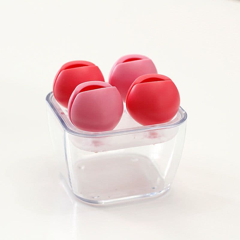 image-Creative Lipstick Storage Box Makeup Silicon Organizer Organizador Jewelry Cosmetic Display Stand Flower Seed Organiza