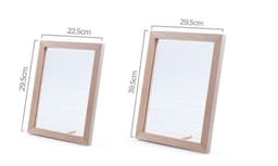 image-Wood Jewelry Rack Earrings Holder Stand Acrylic Sheet Earring Hanging Frame Eardrop Table Earring Bracket