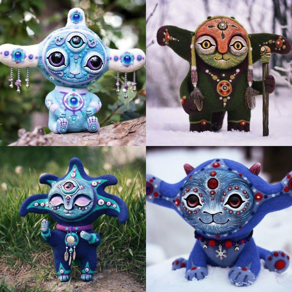 image-Elf Statue Handmake Creatures From A Fantasy World Elf Resin Garden Statue Outdoor Garden Home Decor Figurine
