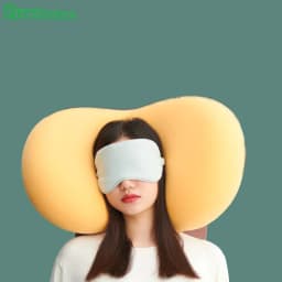 image-Cat Belly Pillow Memory Cushion Deep Sleep Addiction 3D Neck Pillow Washable Polyester Pillowcase Cover Travel Pillows Neck