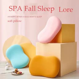 image-Cat Belly Pillow Memory Cushion Deep Sleep Addiction 3D Neck Pillow Washable Polyester Pillowcase Cover Travel Pillows Neck