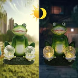 image-Frog Resin Crafts Simulation Animal Gardening Decorative Sculpture