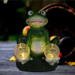 image-Frog Resin Crafts Simulation Animal Gardening Decorative Sculpture