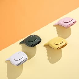 image-USB Rechargeable Mini Fan Electric Portable Air Cooler Hanging Neck Travel Cooling Fan Summer Handheld Small Cooling Fans