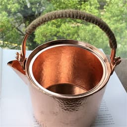 image-Pure Red Copper Handmade Copper Kettle Pure Copper Kettle