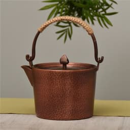 image-Pure Red Copper Handmade Copper Kettle Pure Copper Kettle