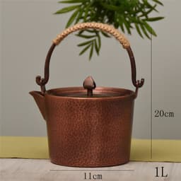 image-Pure Red Copper Handmade Copper Kettle Pure Copper Kettle