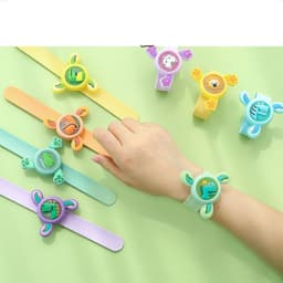 image-Children Rotating Luminous Mosquito Repellent Bracelet Baby Anti-mosquito Outdoor Indoor