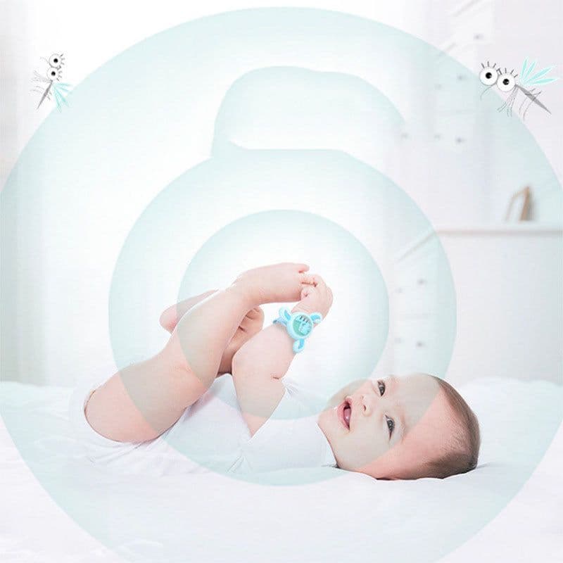 image-Children Rotating Luminous Mosquito Repellent Bracelet Baby Anti-mosquito Outdoor Indoor