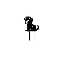 image-Dog Garden Decoration Lawn Animal Garden Decoration Backyard Lawn Stakes Metal Yard Decor Doge Adornment Gardening Accessories