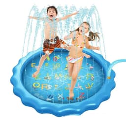 image-Toys For Kids Boys Girls Spray Pool Sprinkler Pad Water Spray Pad Splash Play Mat Toys Inflatable Splash Play