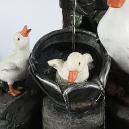 image-Duck Family Garden Statue Ornament Figurine