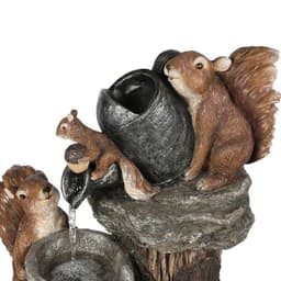image-Duck Family Garden Statue Ornament Figurine