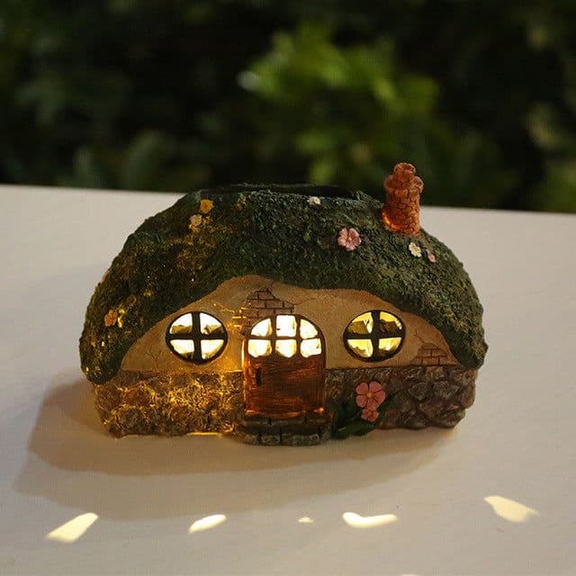 image-Gardening LED Solar Light Fairy House High Quality Anti-corrosion Lawn Lamp For Outdoor Garden Decor