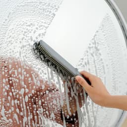 image-Kitchen Bathroom Countertop Floor Window Silicone Multifunctional All Purpose Cleaning Brush Crevice Brush Scraper Brush Cleaner