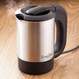 image-Health Temperature Control Travel Teapot Milk Coffee Pot American Scented Tea Machine Mini Hot Water Pot