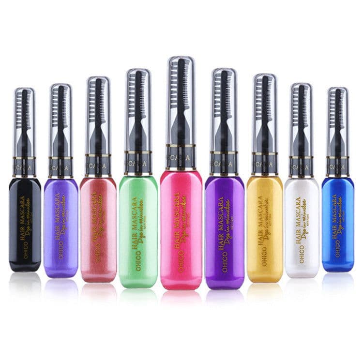image-DIY Dye Stick One-off Hair Color Dye Comb Temporary Crayons Hair Color Comb Washable Hair Dye Crayons