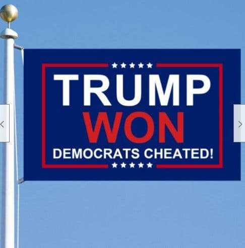 image-Digital Printing TRUMP WON 1 90X150cm Polyester Flag