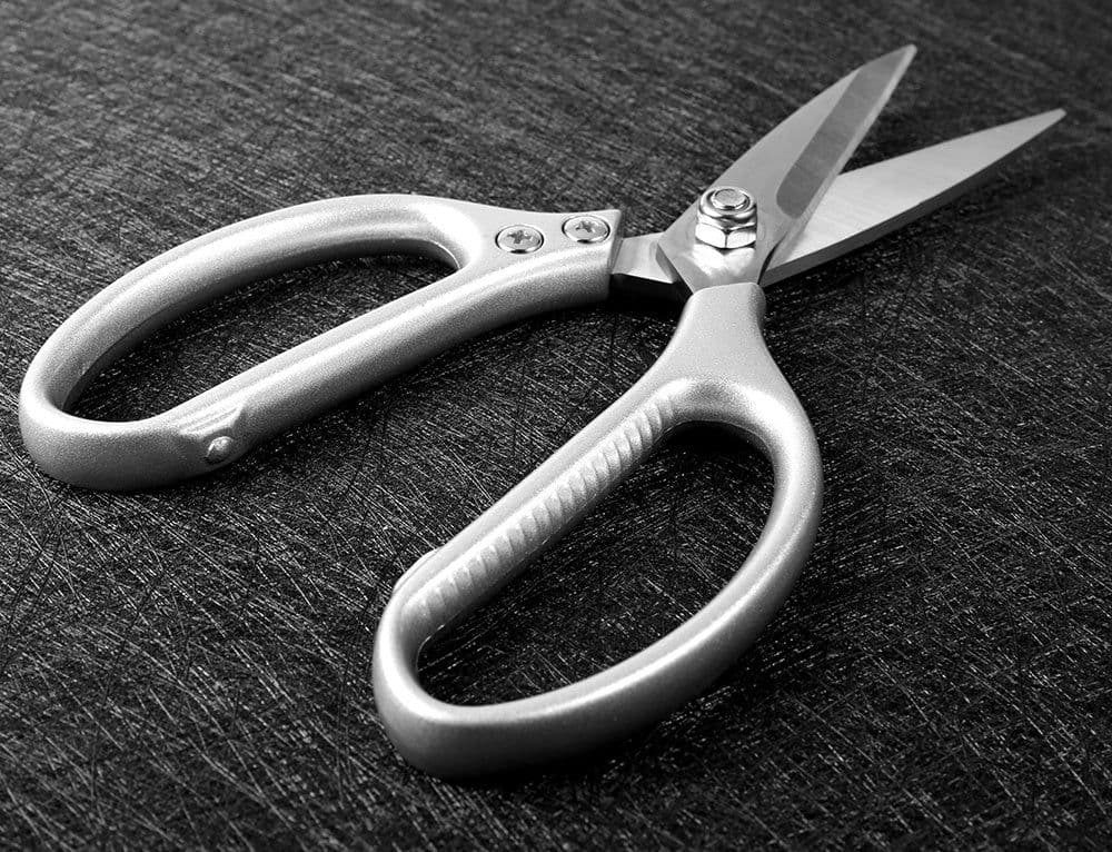 image-Japanese Style Multifunctional Stainless Steel Kitchen Scissors