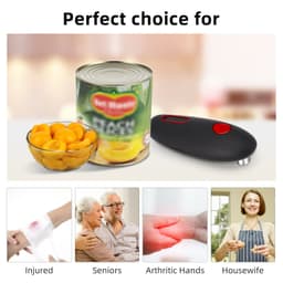 image-Electric Can Opener Automatic Bottle Opener Cordless One Tin Touch Edges Handheld Jar Openers Kitchen Bar Tool Gadgets