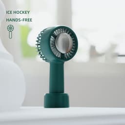 image-Ice Hockey Fan Summer New Handheld Refrigeration Ice Fan USB Portable Silent Outdoor Cooling Fan