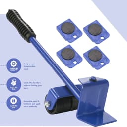 image-Professional Furniture Lifter Tool Set Furniture Mover Wheel Bar Roller Device Heavy Stuffs Moving Hand Tools