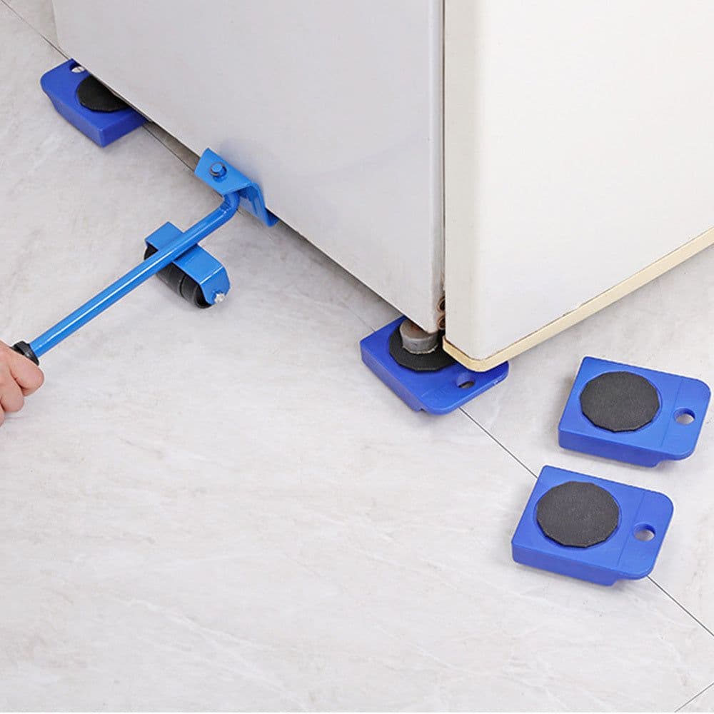 image-Professional Furniture Lifter Tool Set Furniture Mover Wheel Bar Roller Device Heavy Stuffs Moving Hand Tools