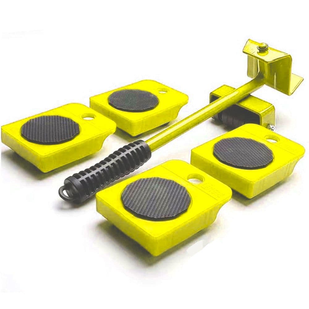 image-Professional Furniture Lifter Tool Set Furniture Mover Wheel Bar Roller Device Heavy Stuffs Moving Hand Tools