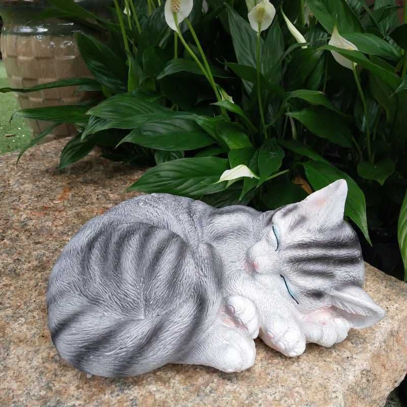 image-Villa Garden Resin Cat Shape Gardening Courtyard Decoration Ornaments
