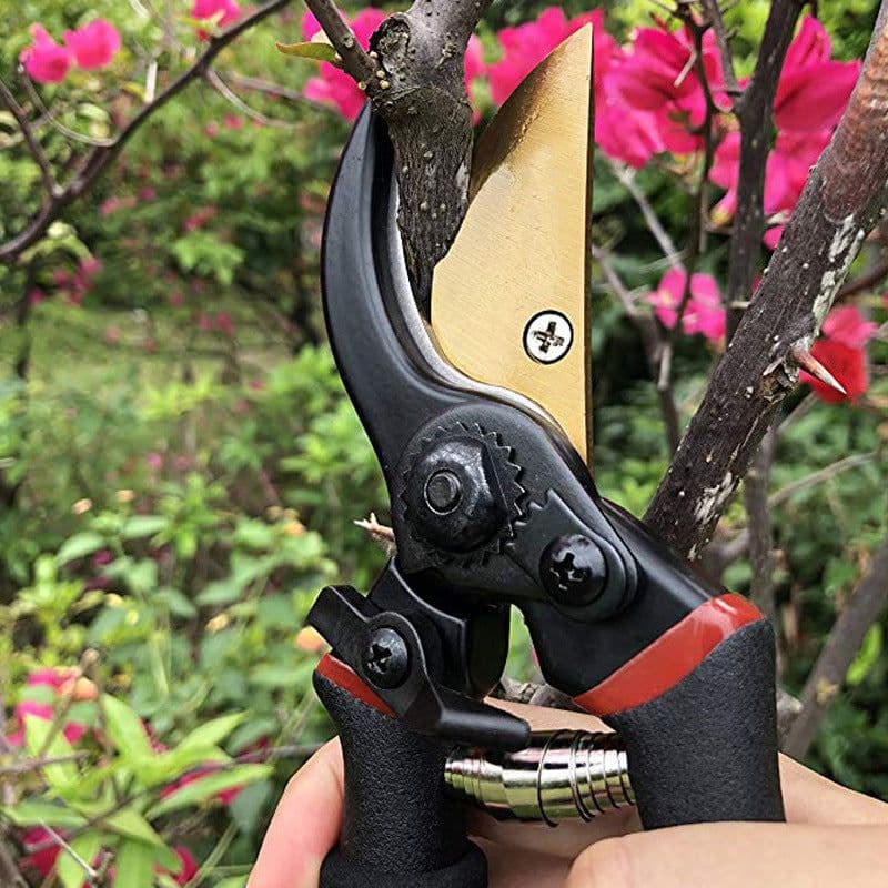 image-Garden Tool Pruning Shears Wholesale Garden Gardening Shears Branch Shears With Safety Lock