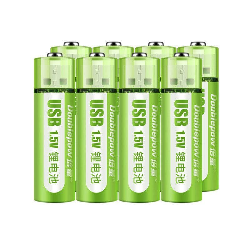 image-USB Rechargeable Battery No. 5, No. 7 Lithium Battery, Large Capacity 1.5v Constant Voltage AA