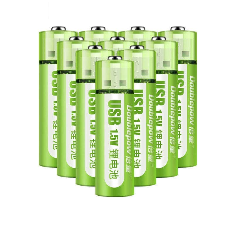 image-USB Rechargeable Battery No. 5, No. 7 Lithium Battery, Large Capacity 1.5v Constant Voltage AA