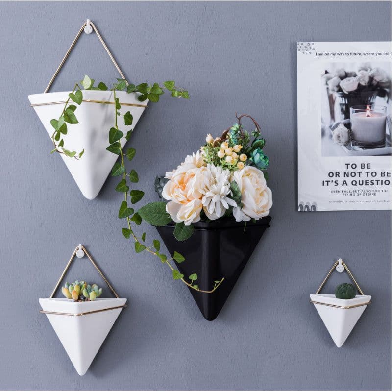 image-Simple Hanging Creative Hydroponic Flowerpot Without Perforation
