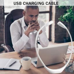 image-USB Dimmer Book Light Handsfree Led Neck Light Convenient Flexible Reading Lamp Novelty Touch Night Light Camping Flaslight