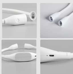 image-USB Dimmer Book Light Handsfree Led Neck Light Convenient Flexible Reading Lamp Novelty Touch Night Light Camping Flaslight