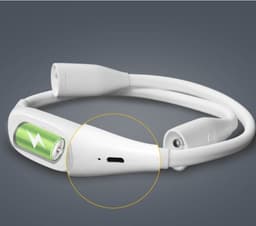 image-USB Dimmer Book Light Handsfree Led Neck Light Convenient Flexible Reading Lamp Novelty Touch Night Light Camping Flaslight
