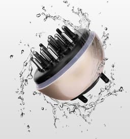 image-Washable Anti Off Handheld Regrowth Hair Care Essential Oil Nutrient Solutions Mini Applicator Hair Comb Head Scalp Massager
