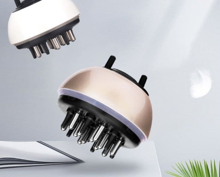 image-Washable Anti Off Handheld Regrowth Hair Care Essential Oil Nutrient Solutions Mini Applicator Hair Comb Head Scalp Massager