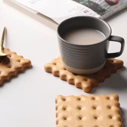 image-Solid Wood Coaster Ins Style Placemat Potholders Mat Insulation Wood Log Biscuit Coaster Photography Props Kitchen Table Agate