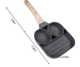 image-Non-stick Egg Dumpling Pan Breakfast Egg Burger Frying Pan