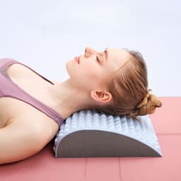 image-Back Stretcher Pillow Neck Lumbar Support Massager For Neck Waist Back Sciatica Herniated Disc Pain Relief Massage Relaxation