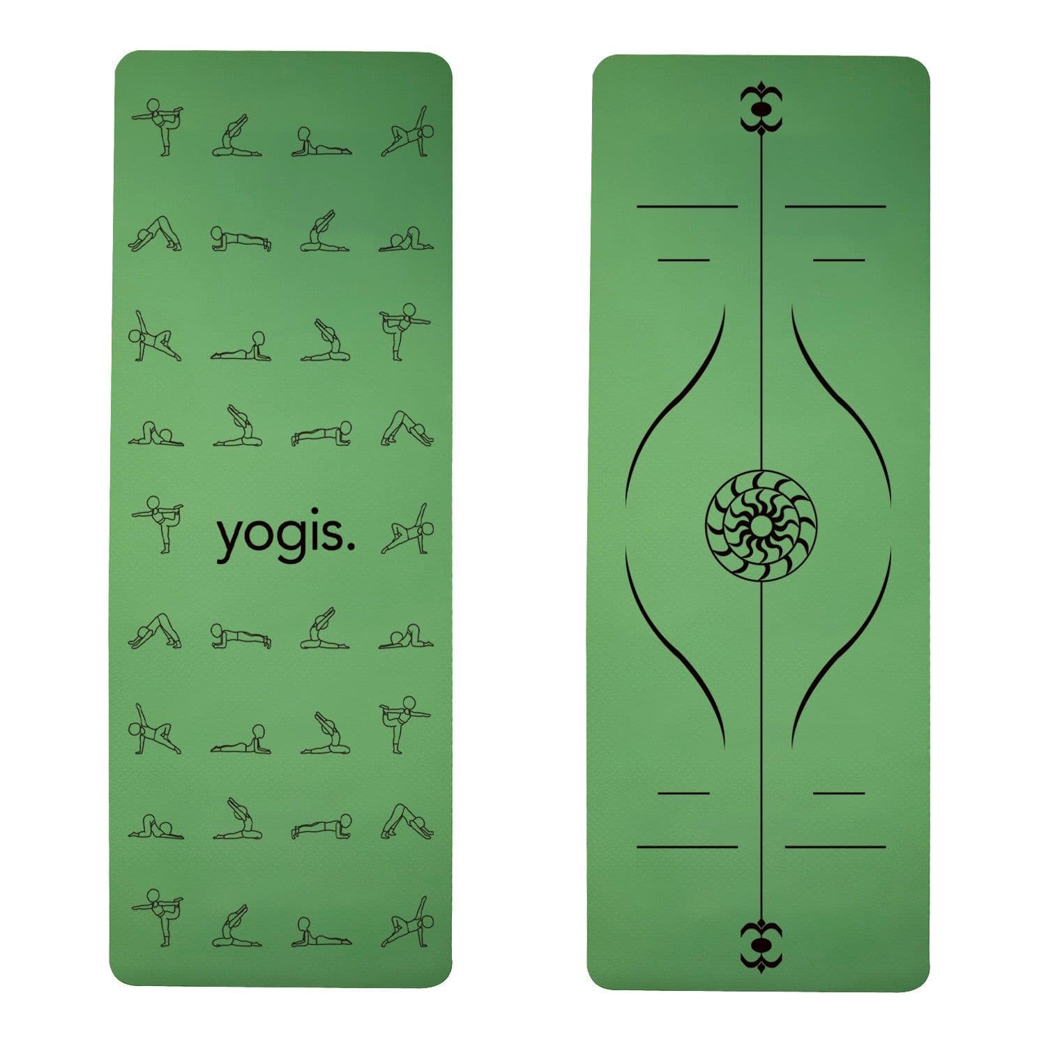 image-Yoga Mat Posture Line Non-slip Custom Fitness Mat For Beginners Plank Support