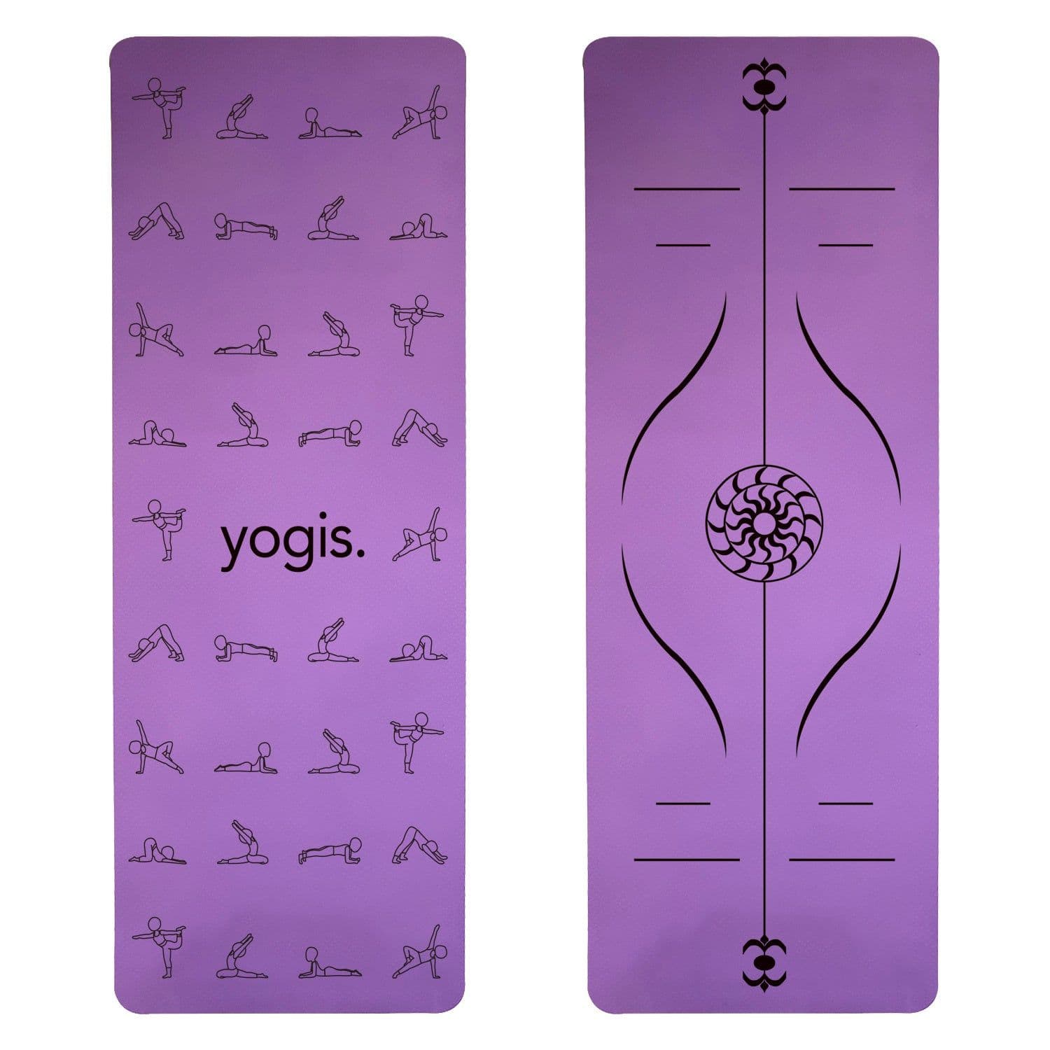 image-Yoga Mat Posture Line Non-slip Custom Fitness Mat For Beginners Plank Support