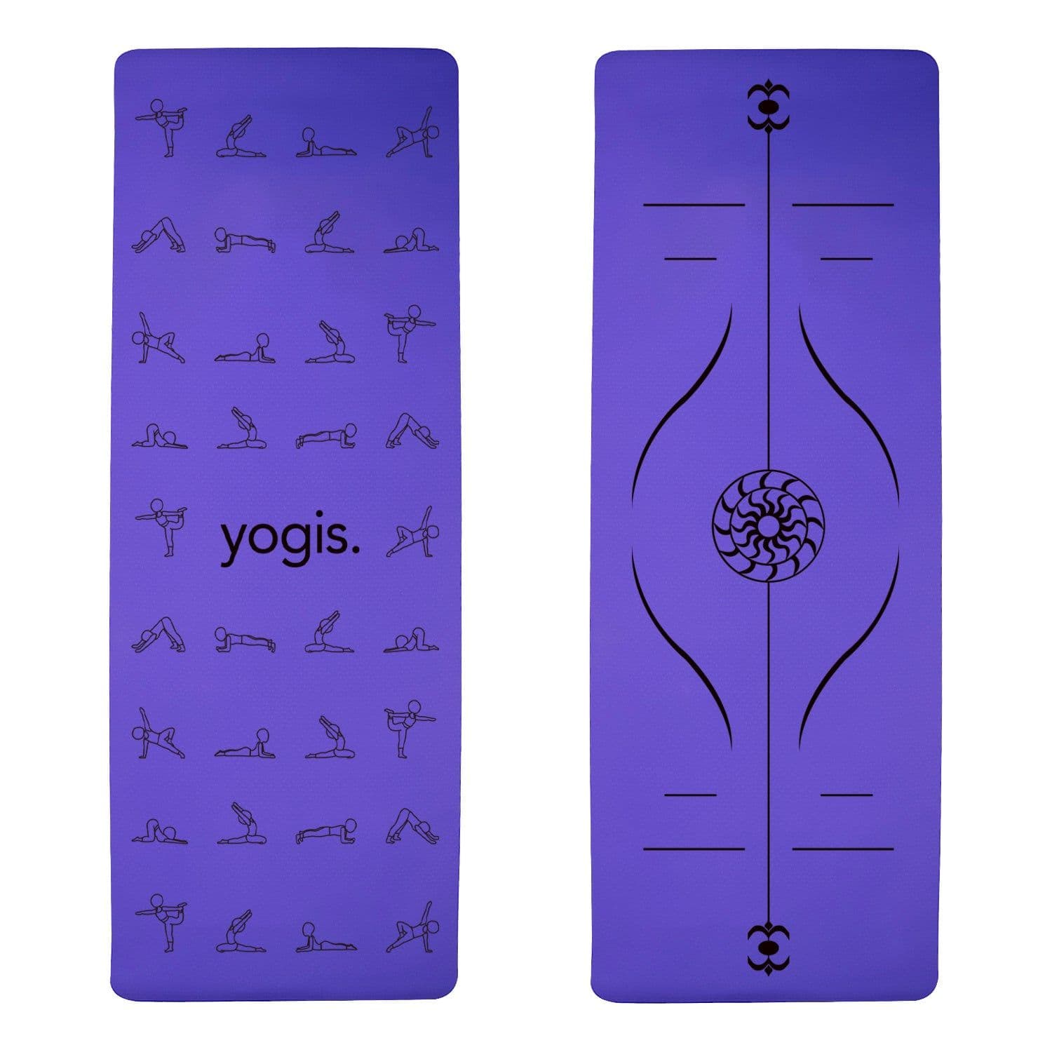 image-Yoga Mat Posture Line Non-slip Custom Fitness Mat For Beginners Plank Support