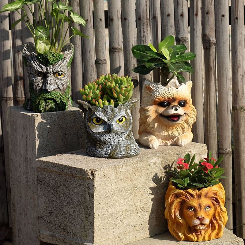 image-Cute Animal Flowerpot Decoration Home Gardening Green Plant Succulent Flowerpot